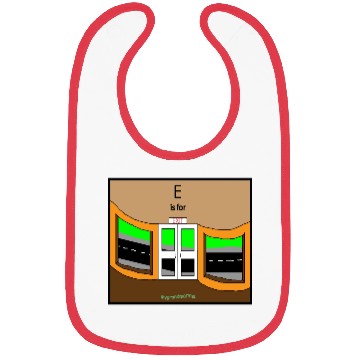 Discover E is for EXIT Bibs