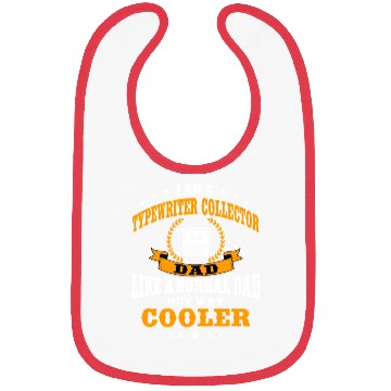 Discover Funny Typist Saying Typewriter Collector Bibs
