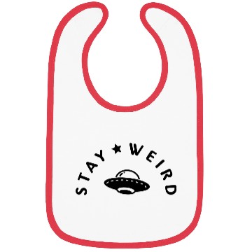 Discover STAY WEIRD black Bibs