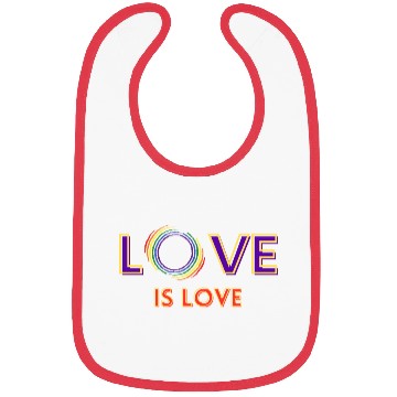 Discover love is love Bibs