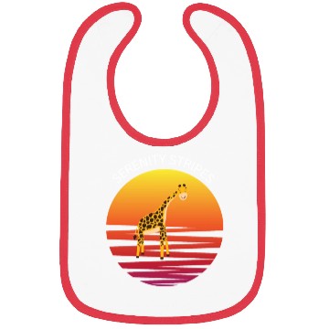 Discover Embrace the Warmth with Sunset Stripes Bibs