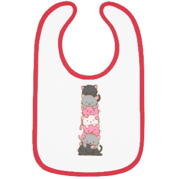 Discover Demigirl Pride Kawaii Cat Bibs