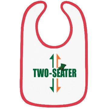 Discover Irish Flag Two Seater Party-Trashy Humor Bibs