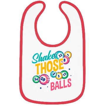 Discover Shake Those Balls Bingo Player Bibs