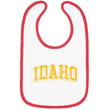 Discover Idaho Vandals Block Logo Black Bibs