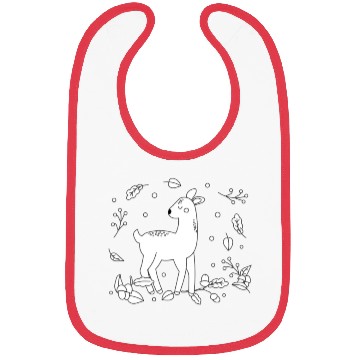 Discover deer in the forest Bibs