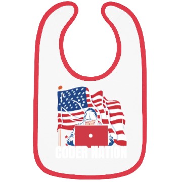Discover Programmer Coder Us Flag Programming Coding Bibs