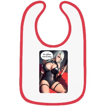 Discover Cyberpunk Waifu Influencer Design 3 Bibs