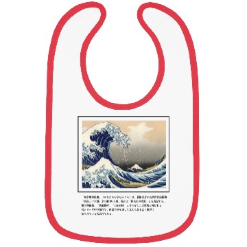 Discover The Great Wave off Kanagawa light Bibs