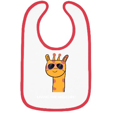 Discover Cute Long Neck Giraffe Bibs