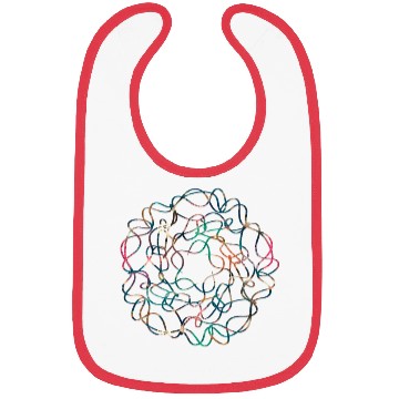 Discover abstract flower Bibs