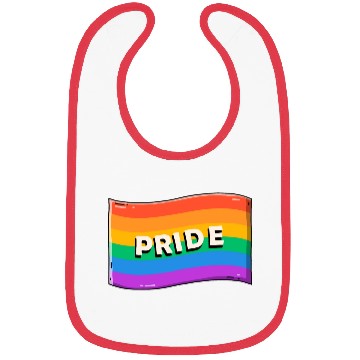 Discover Retro LGBT Pride Flag Bibs