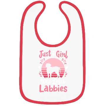 Discover Labrador Labbie Dog Lover Retro Bibs