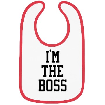 Discover I'm The Boss Bibs