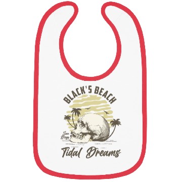 Discover Black's beach San Diego California Bibs