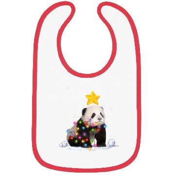 Discover Panda Bear Animals Tree Lights Bibs