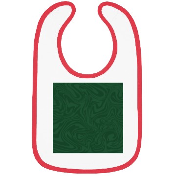 Discover Hippie 70s Green Marble Liquid Swirl Boho Pattern Bibs