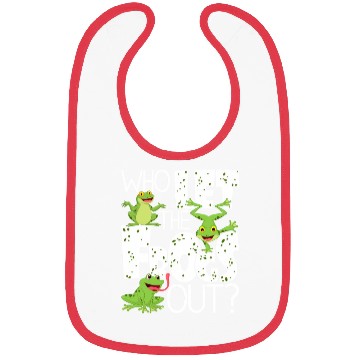 Discover Who Let The Frogs Out Amphibian Frog Owner Bibs