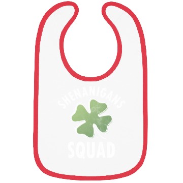Discover Shenanigans Squad Irish Saint Patricks Day Bibs