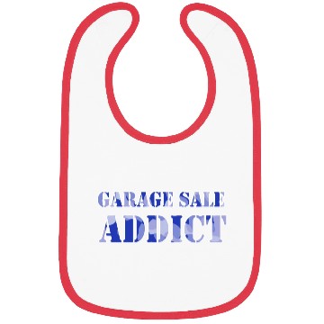 Discover Garage Sale Addict blue camo Bibs