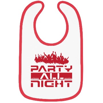 Discover Party all night Bibs