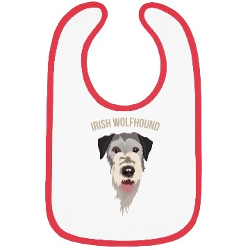 Discover Cute Animals Irish Wolfhound Dog Lover Gift Idea Bibs