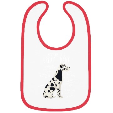 Discover Harlequin Great Dane Dog Anatomy Bibs