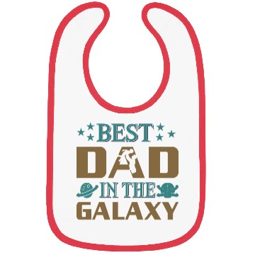 Discover Best dad in the galaxy Bibs
