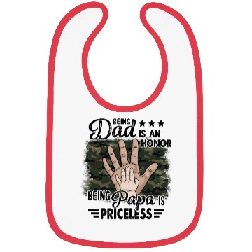 Discover Being dad is an honor Bibs