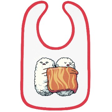 Discover Sleeping Sushi Bibs