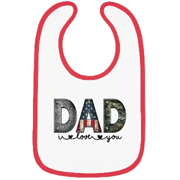 Discover Dad I love you Bibs