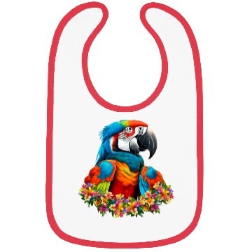 Discover Beautiful Nature - Macaw 01 Bibs
