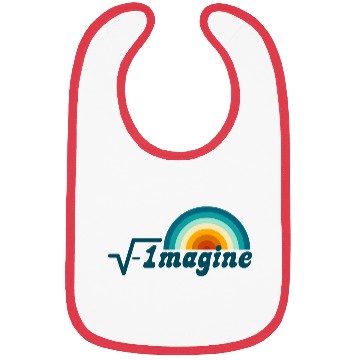 Discover Imagine Retro Rainbow, Mathematics Bibs