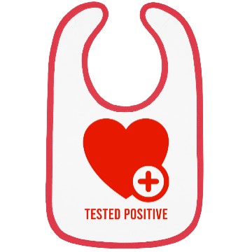 Discover Love Tested Positive For Valentines Day Lovers Bibs