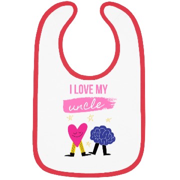 Discover I Love My Uncle s Brain Bibs
