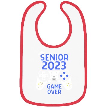 Discover Class Of 2023 Senior Video Game Over School Gamer Bibs