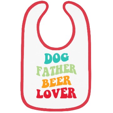 Discover Dog Father Beer Lover Iii Bibs