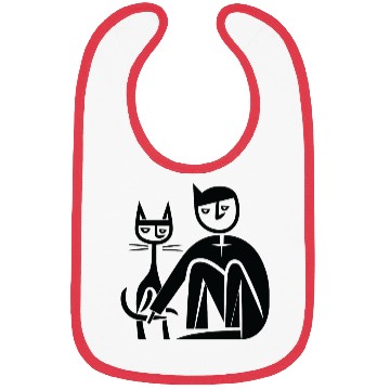 Discover Cat And Human Bibs