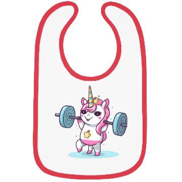 Discover Unicorn Weighlifting Bibs