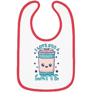 Discover I Love You A Latte Couples Romance Bibs