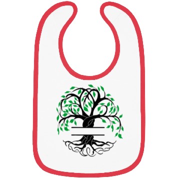 Discover Yggdrasil the tree of life with nameplate Bibs