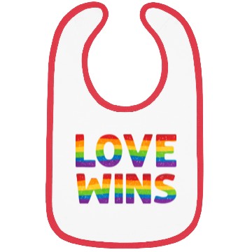 Discover Love Wins Lesbian Gay Pride Lgbt Bibs