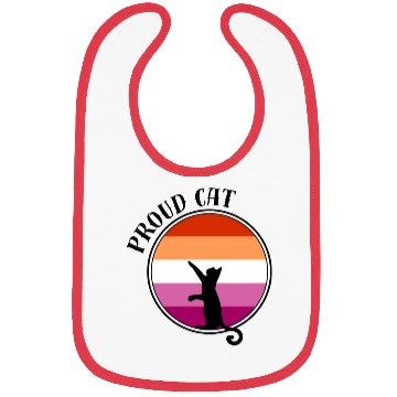 Discover LGBTQ Proud Cat, Pride Month, Lesbian Flag Bibs