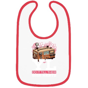 Discover Ham Radio Operator Morse Code Radioactivity Bibs