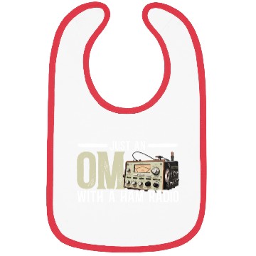Discover Ham Radio Operator Morse Code Radioactivity Bibs