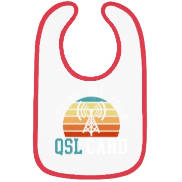 Discover Ham Radio Operator Morse Code Radioactivity Bibs