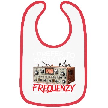 Discover Ham Radio Operator Morse Code Radioactivity Bibs