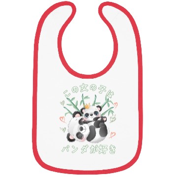 Discover Panda Love Mom Panda Bear Bibs