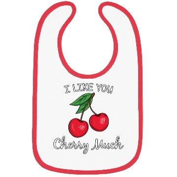 Discover I Like You Cherry Much Bibs