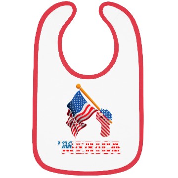 Discover Patriotism Merica Pride US Patriots USA Fan Bibs